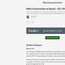 M&A Community no Brasil - Ed. #54